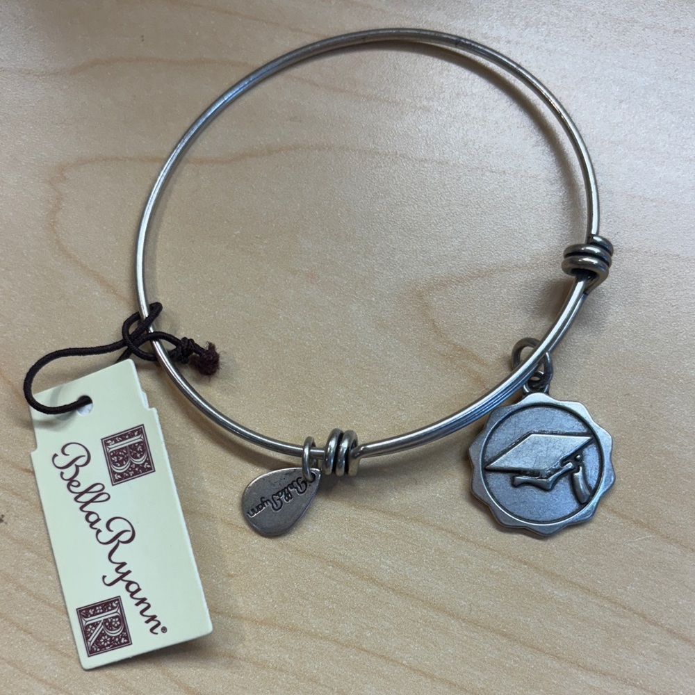 Bella Ryann Silver Graduation Charm Bracelet